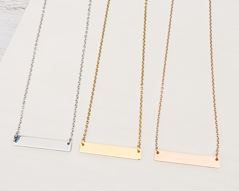 Horizontal Bar Necklace